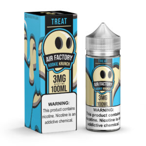 TREAT - KOOKIE KRUNCH is sweet and warm, prepare yourself to go kookie for Kookie Krunch dessert flavor e-juice Nicotine Level: 0MG, 3MG, 6MG